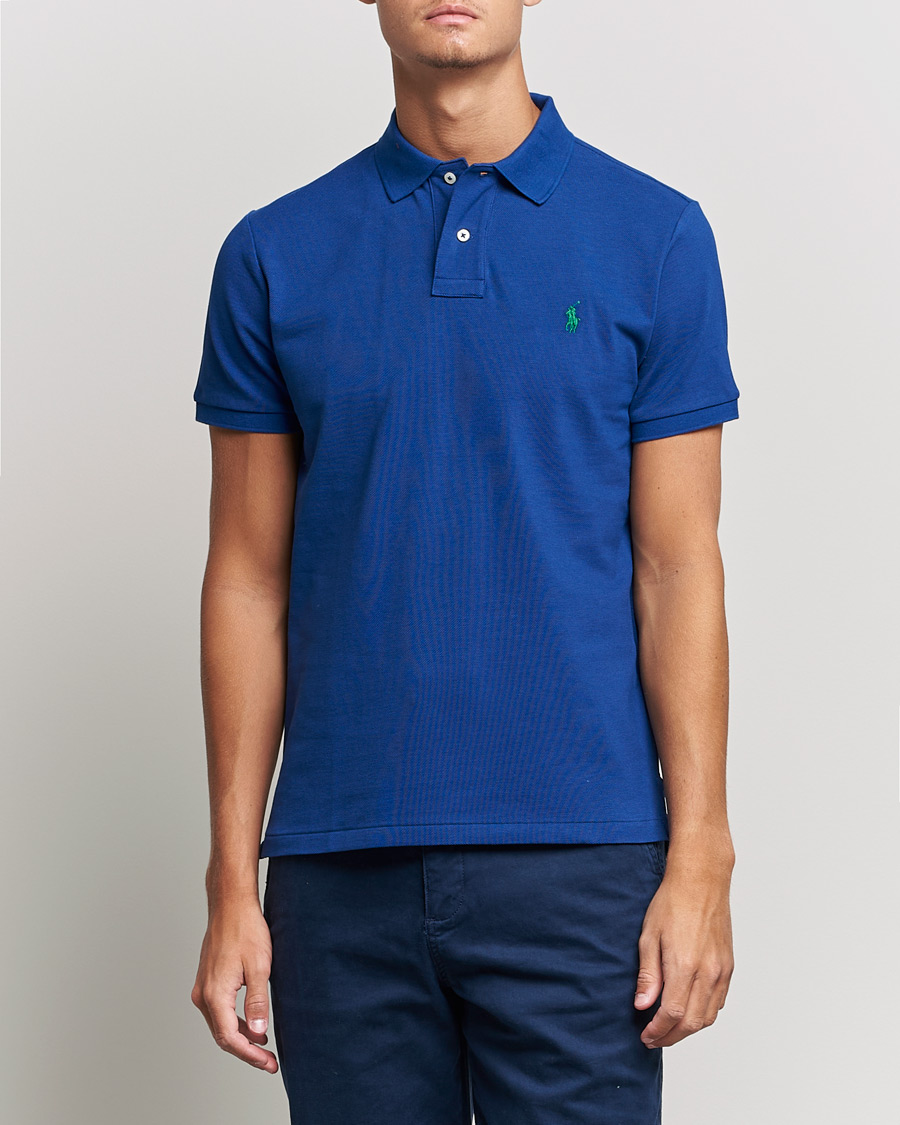 Herren | Poloshirts | Polo Ralph Lauren | Custom Slim Fit Polo Harrison Blue