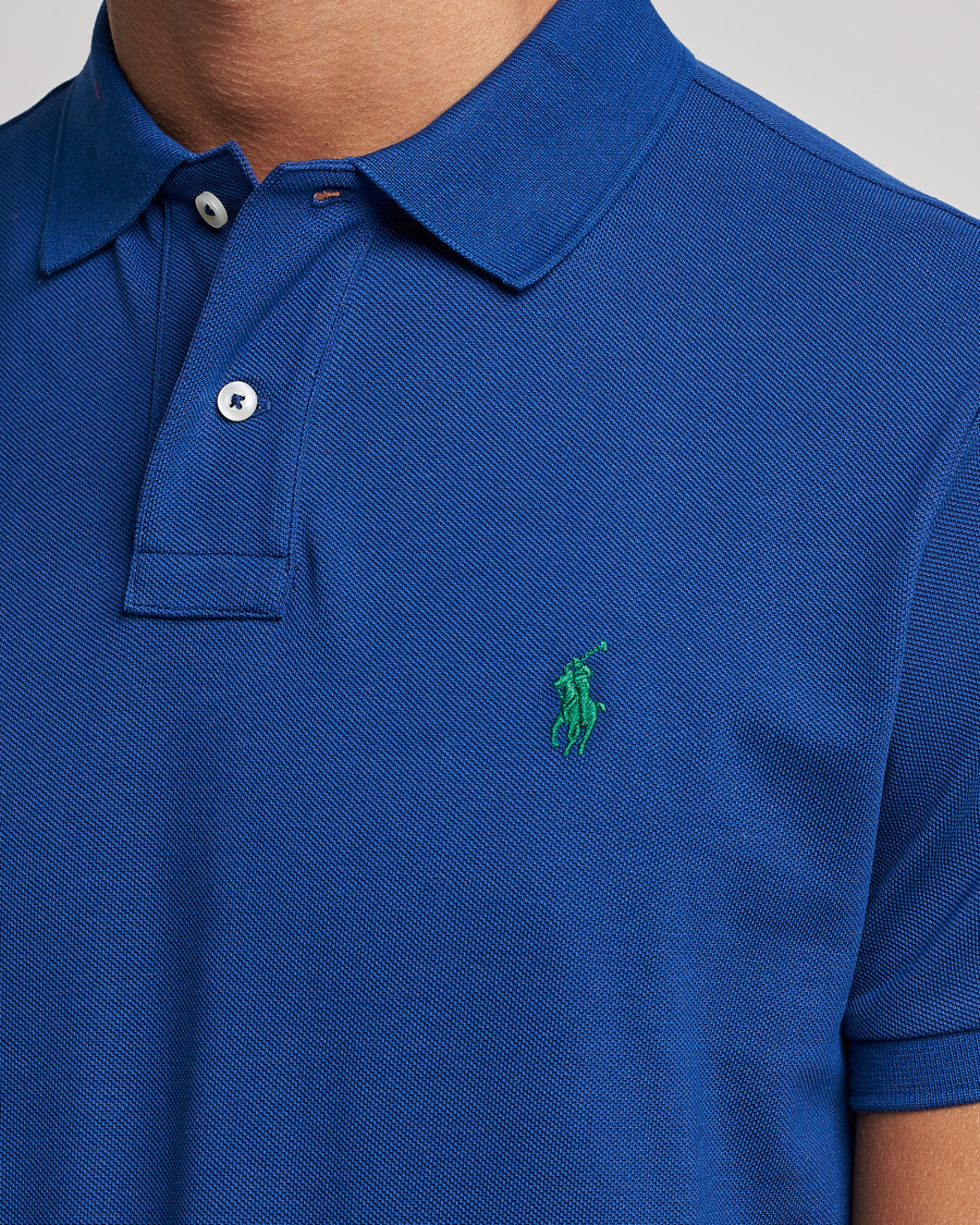 Herren | Poloshirts | Polo Ralph Lauren | Custom Slim Fit Polo Harrison Blue
