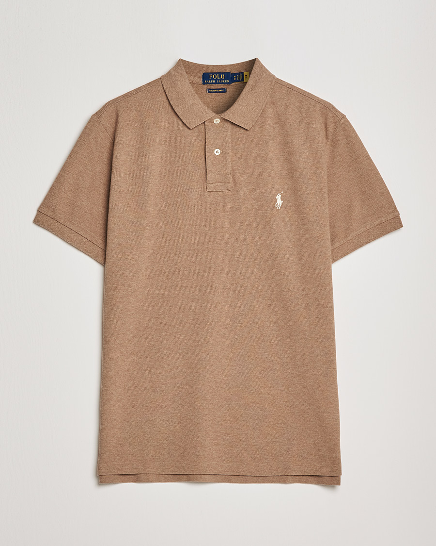 Herren | Poloshirts | Polo Ralph Lauren | Custom Slim Fit Polo Italian Heather