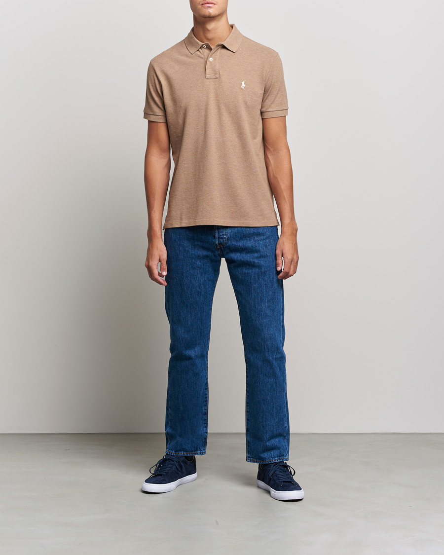 Herren | Poloshirts | Polo Ralph Lauren | Custom Slim Fit Polo Italian Heather