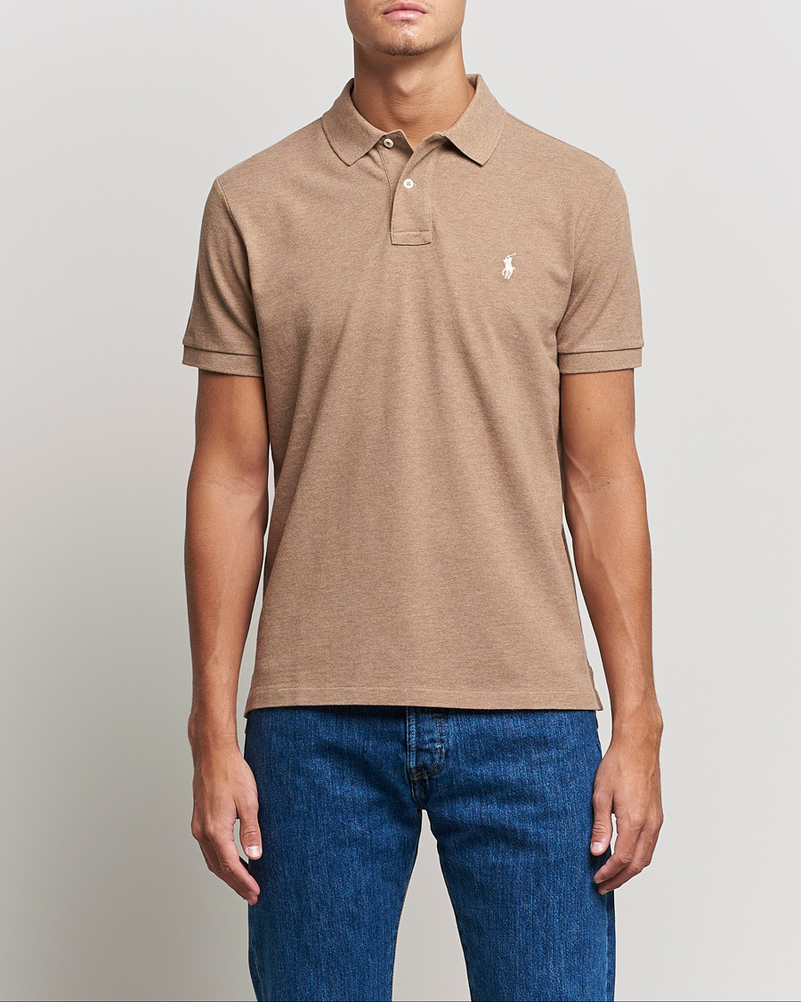 Herren | Poloshirts | Polo Ralph Lauren | Custom Slim Fit Polo Italian Heather