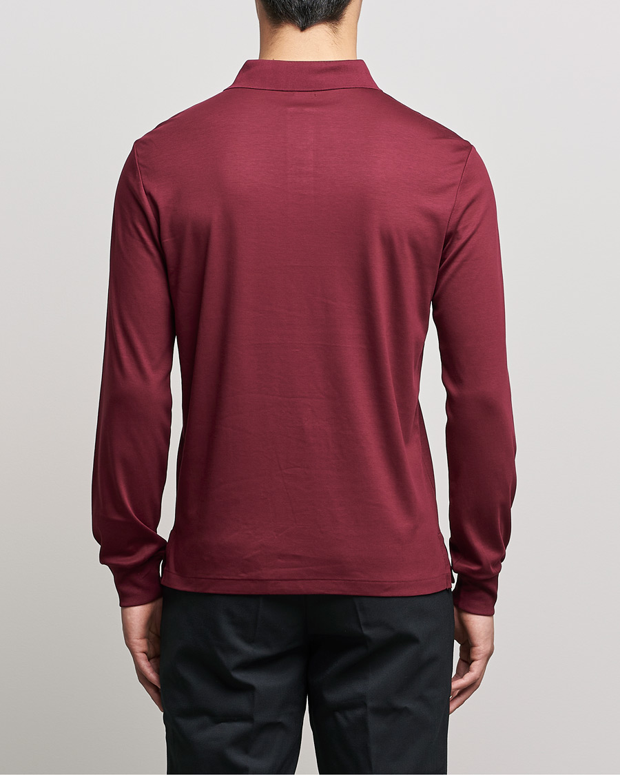 Herren | Pullover | Polo Ralph Lauren | Luxury Pima Cotton Long Sleeve Polo Classic Wine