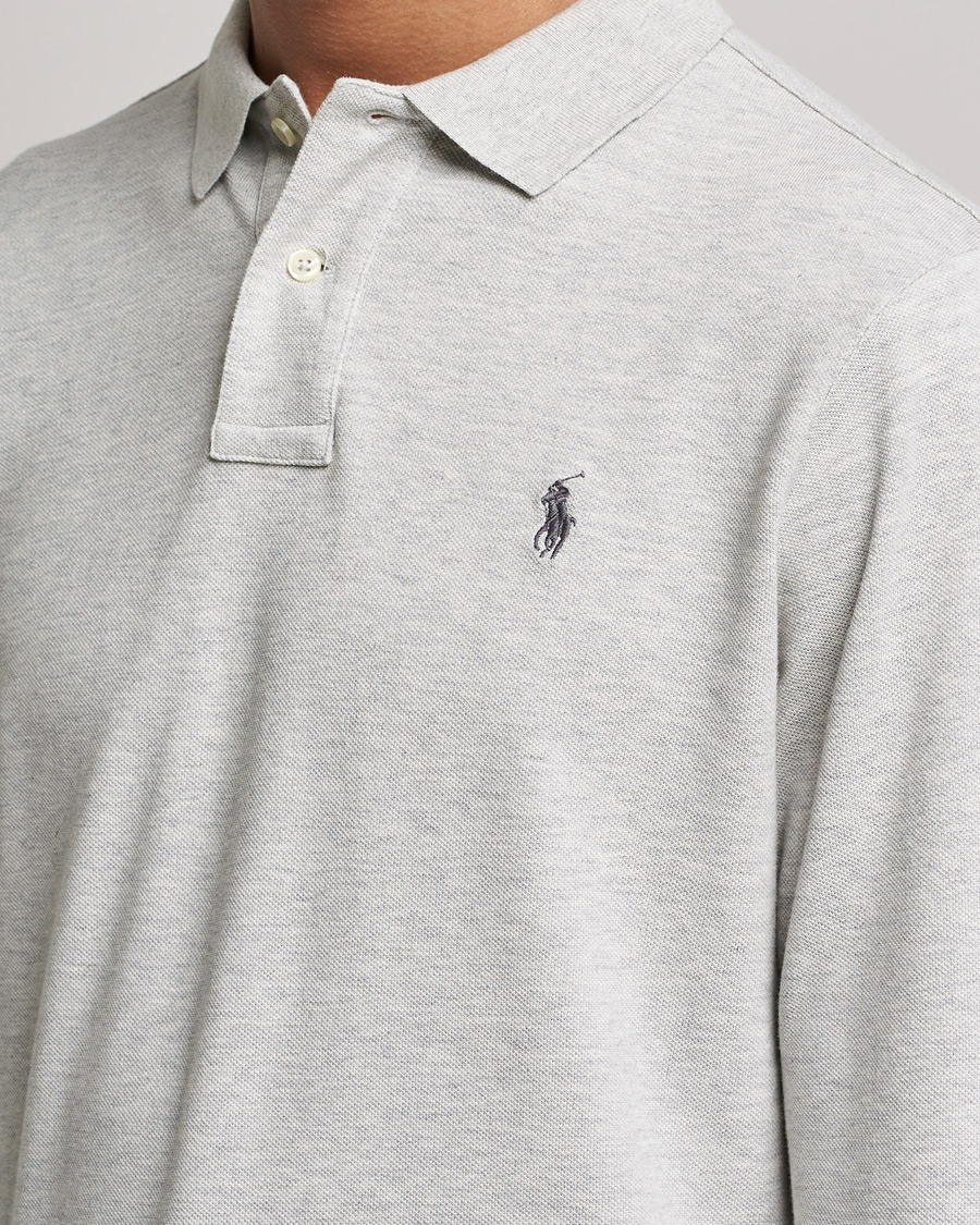 Herren | Pullover | Polo Ralph Lauren | Custom Slim Fit Long Sleeve Polo Light Sport Heather