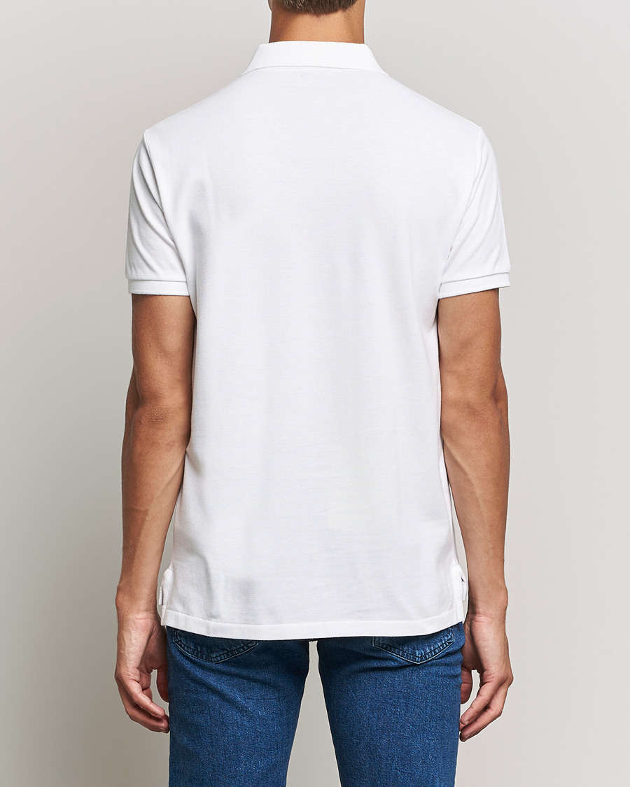 Herren | Poloshirts | Polo Ralph Lauren | Custom Slim Fit Denim Bear Polo White