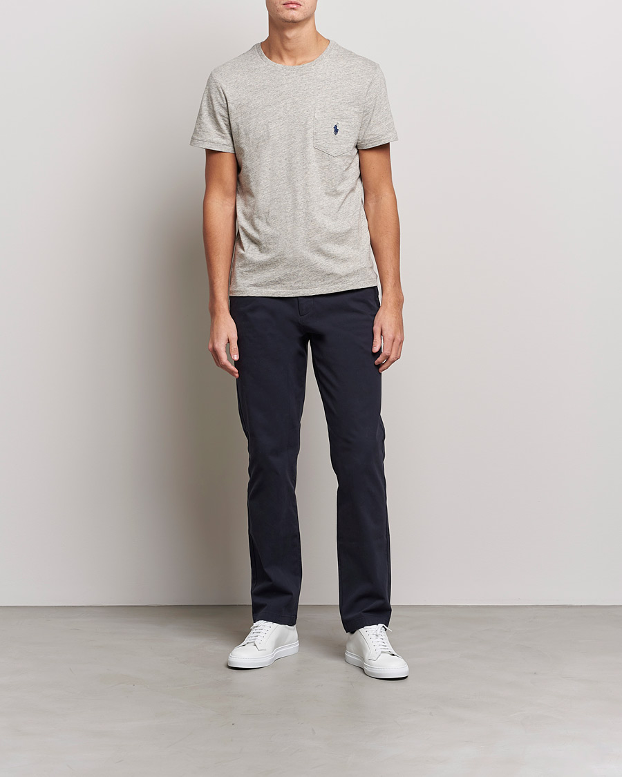 Herren | T-Shirts | Polo Ralph Lauren | Slub Jersey Crew Neck Tee Loft Heather