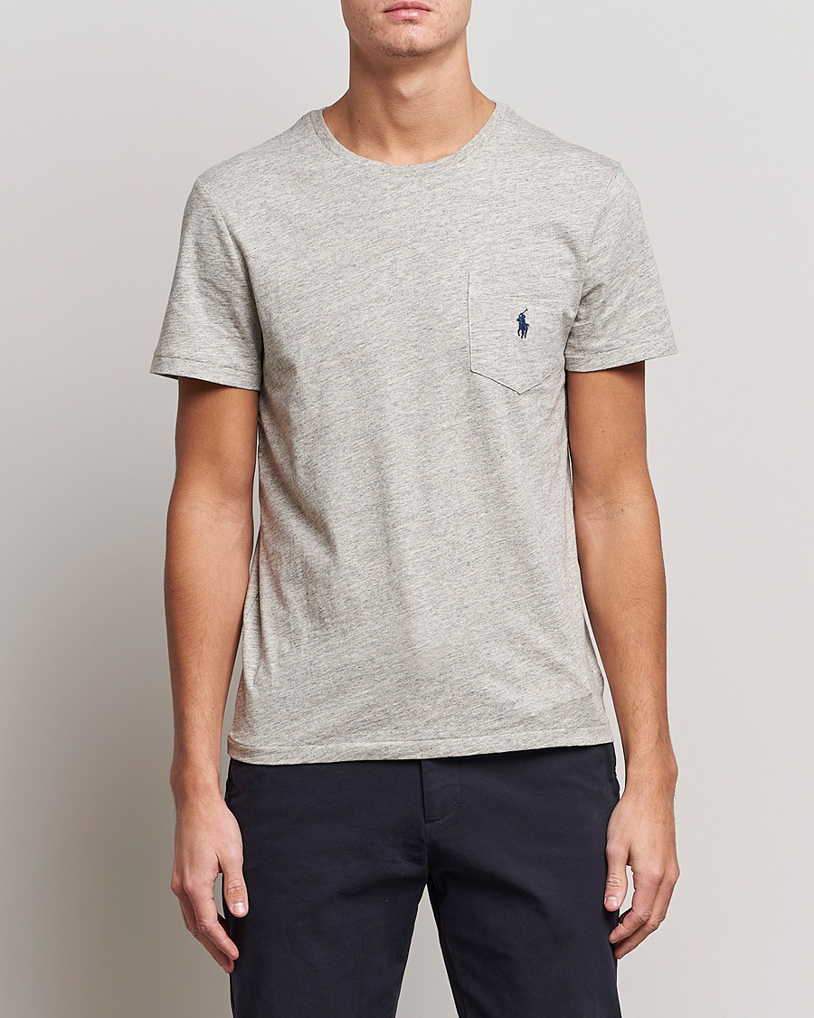 Herren | T-Shirts | Polo Ralph Lauren | Slub Jersey Crew Neck Tee Loft Heather