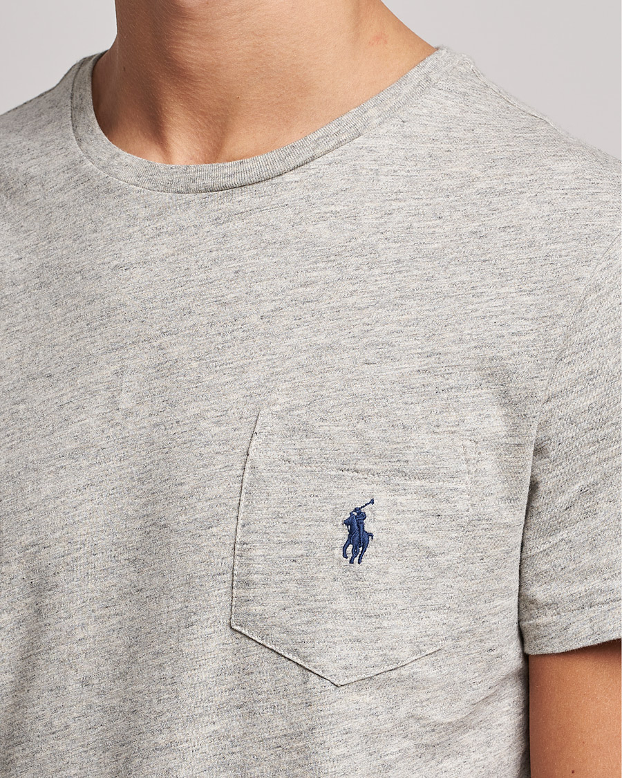 Herren | T-Shirts | Polo Ralph Lauren | Slub Jersey Crew Neck Tee Loft Heather