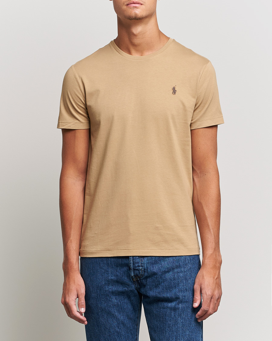 Herren | T-Shirts | Polo Ralph Lauren | Crew Neck Tee Luxury Tan