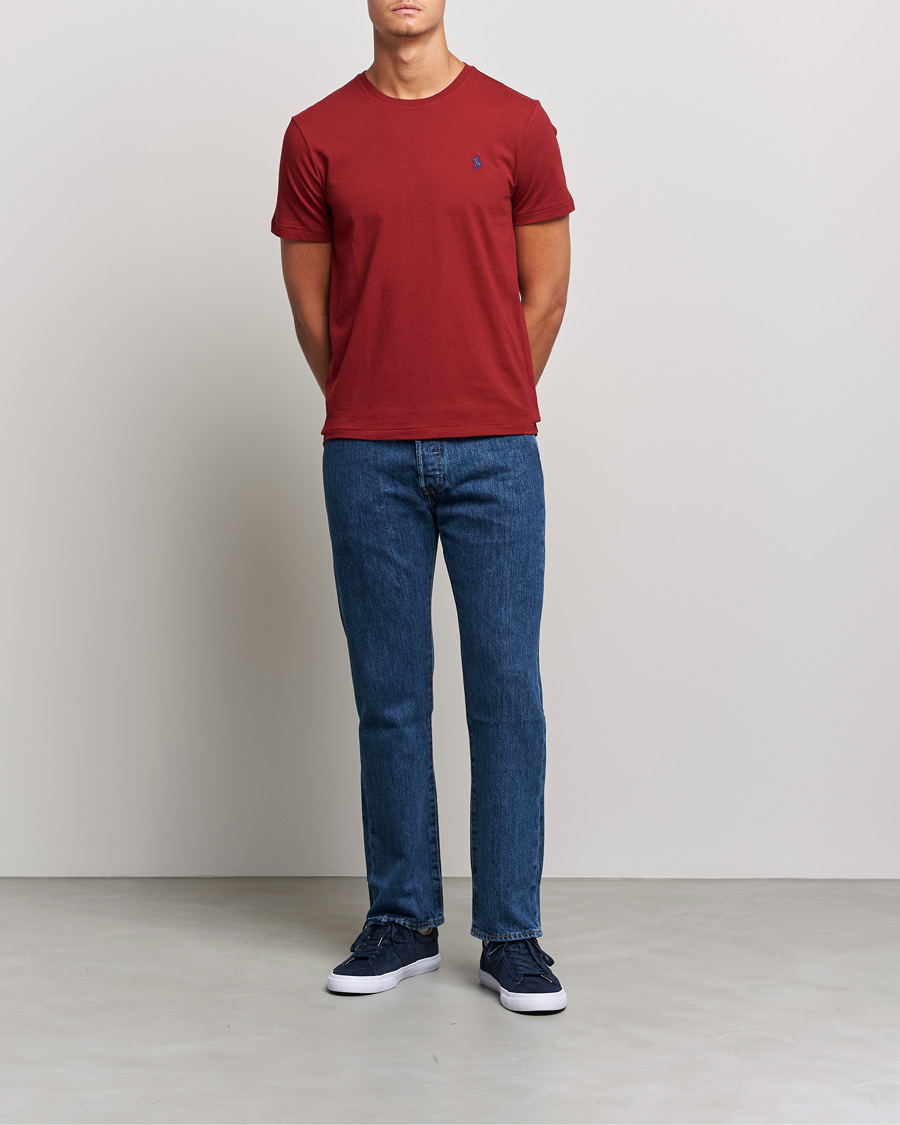 Herren | T-Shirts | Polo Ralph Lauren | Crew Neck Tee Holiday Red