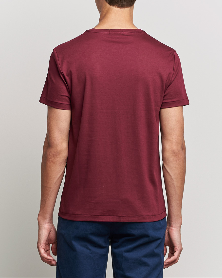 Herren | T-Shirts | Polo Ralph Lauren | Luxury Pima Cotton Crew Neck Tee Classic Wine