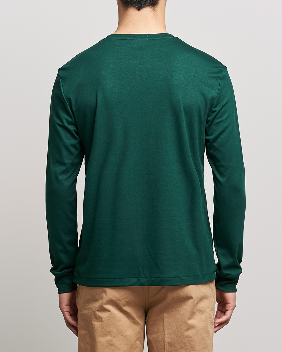 Herren | T-Shirts | Polo Ralph Lauren | Luxury Pima Cotton Long Sleeve Tee College Green