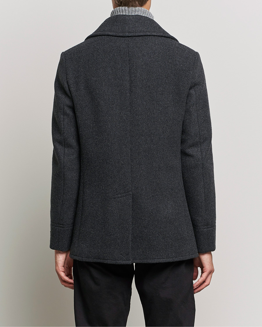 Herren | Jacken | Polo Ralph Lauren | Wool Melton Peacoat Navy Charcoal