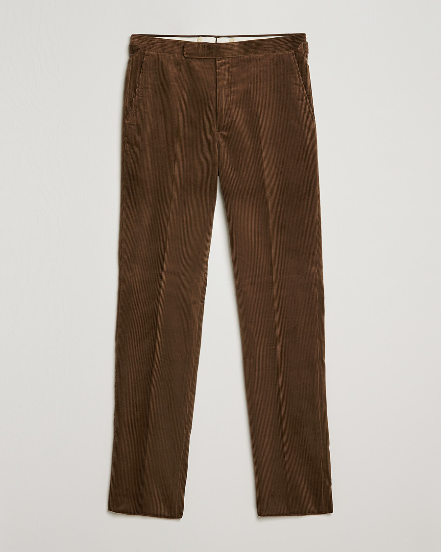 Herren | Hosen | Polo Ralph Lauren | Corduroy Pleated Drawstring Trousers Snuff