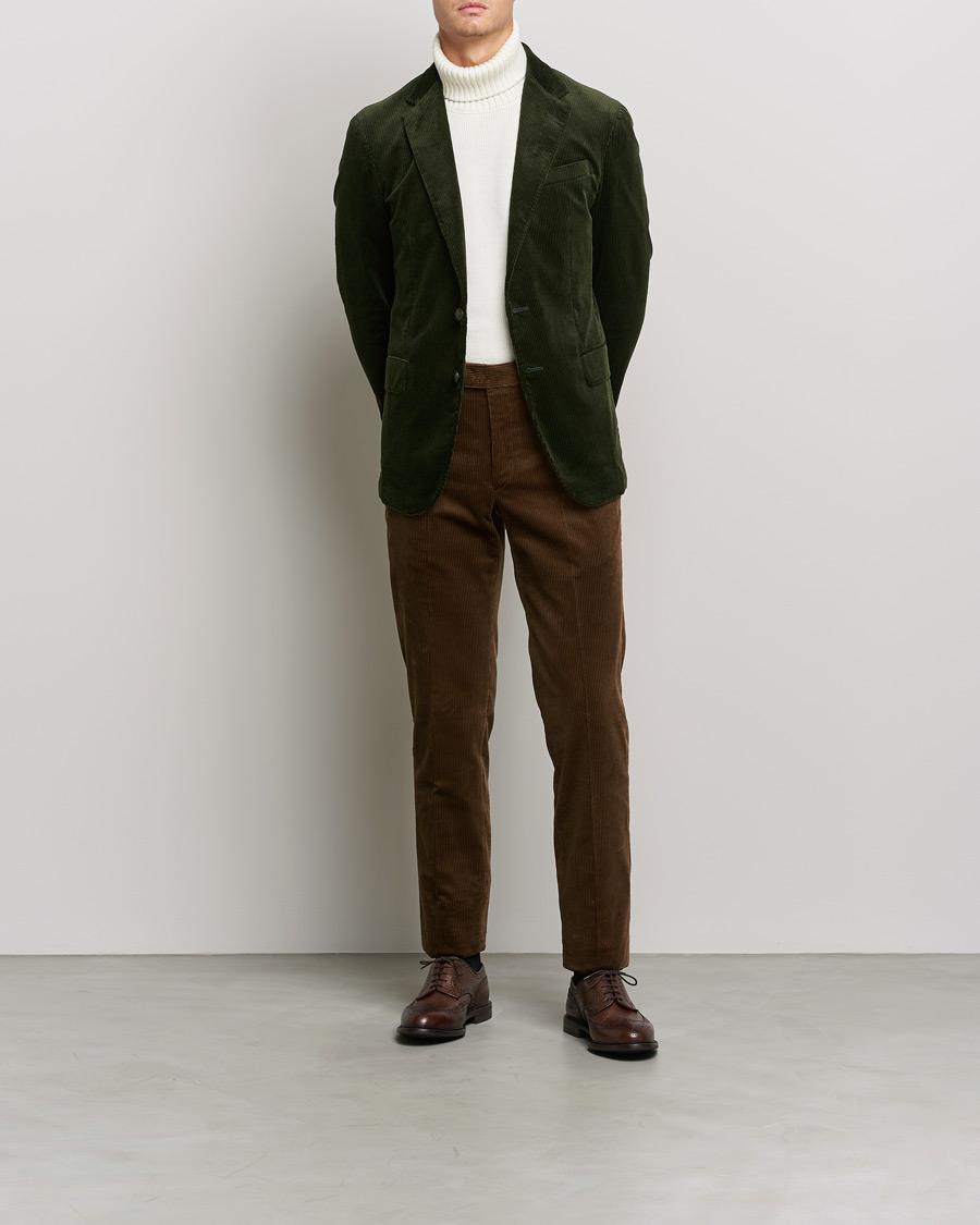 Herren | Hosen | Polo Ralph Lauren | Corduroy Pleated Drawstring Trousers Snuff