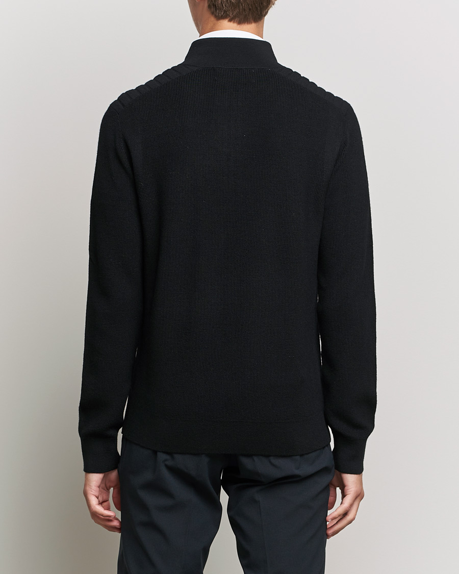 Herren | Pullover | RLX Ralph Lauren | Merino Half Zip Sweater Black