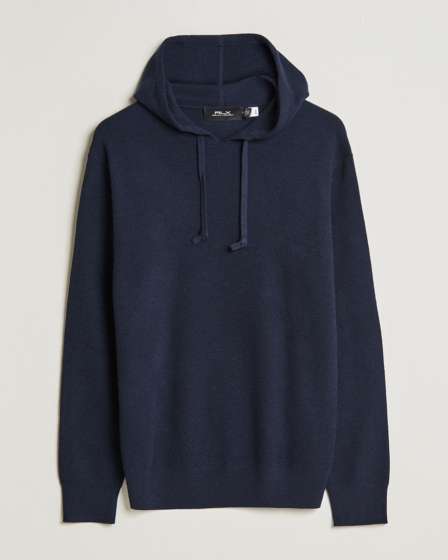 Herren | Pullover | RLX Ralph Lauren | Cashmere Hoodie College Navy