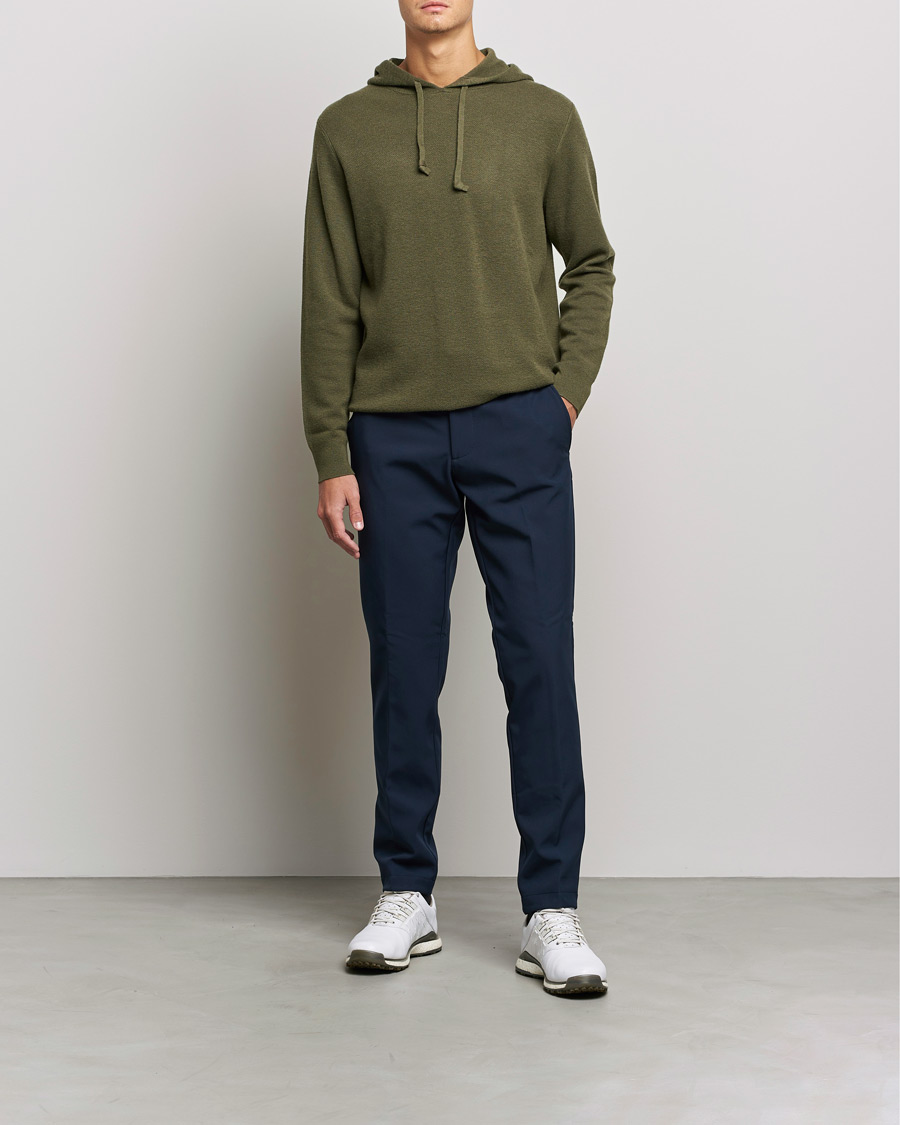 Herren | Pullover | RLX Ralph Lauren | Cashmere Hoodie Defender Green