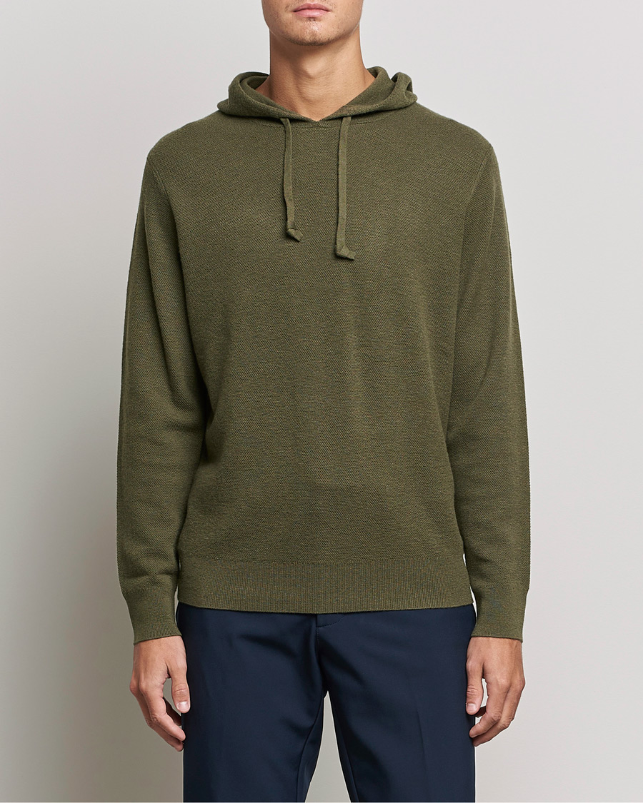 Herren | Pullover | RLX Ralph Lauren | Cashmere Hoodie Defender Green