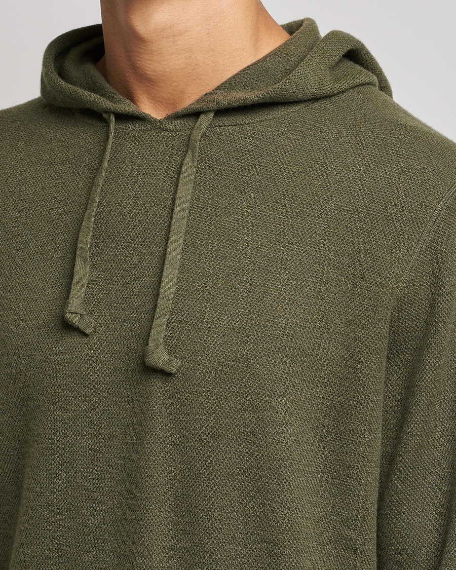 Herren | Pullover | RLX Ralph Lauren | Cashmere Hoodie Defender Green