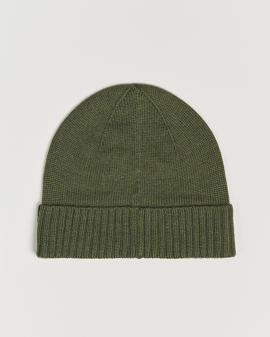 Herren | Polo Ralph Lauren Merino Wool Beanie Army Olive Heather | Polo Ralph Lauren | Merino Wool Beanie Army Olive Heather