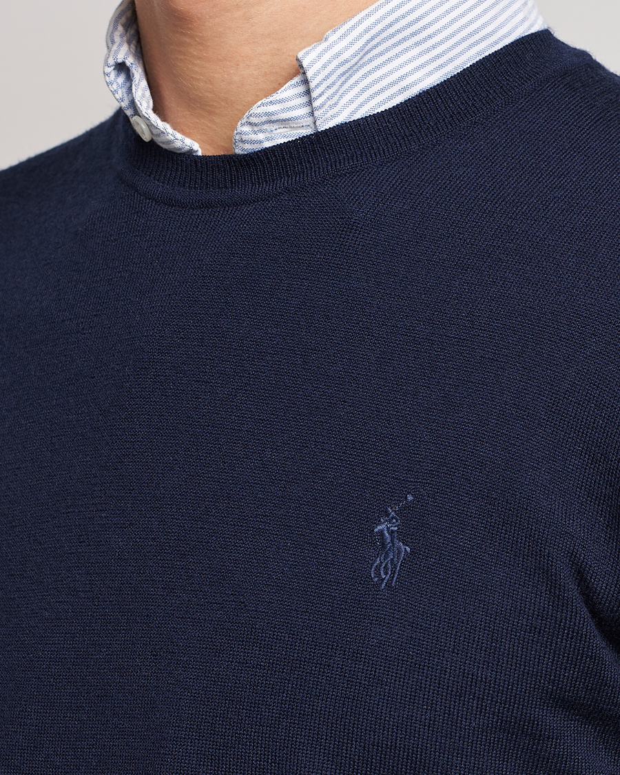 Herren | Pullover | Polo Ralph Lauren | Merino Crew Neck Pullover Hunter Navy
