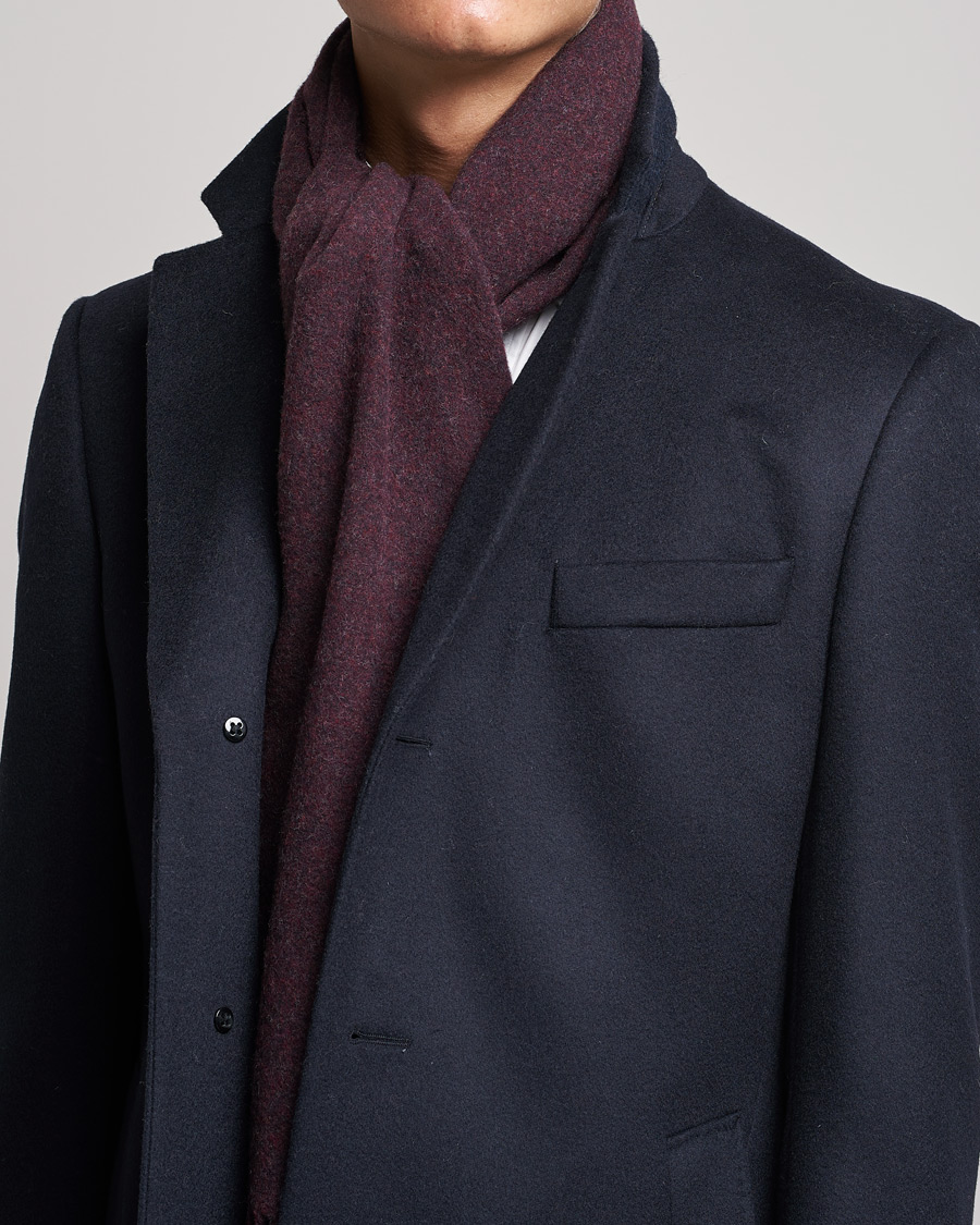 Herren | Polo Ralph Lauren Signature Wool Scarf Aged Wine Heather | Polo Ralph Lauren | Signature Wool Scarf Aged Wine Heather