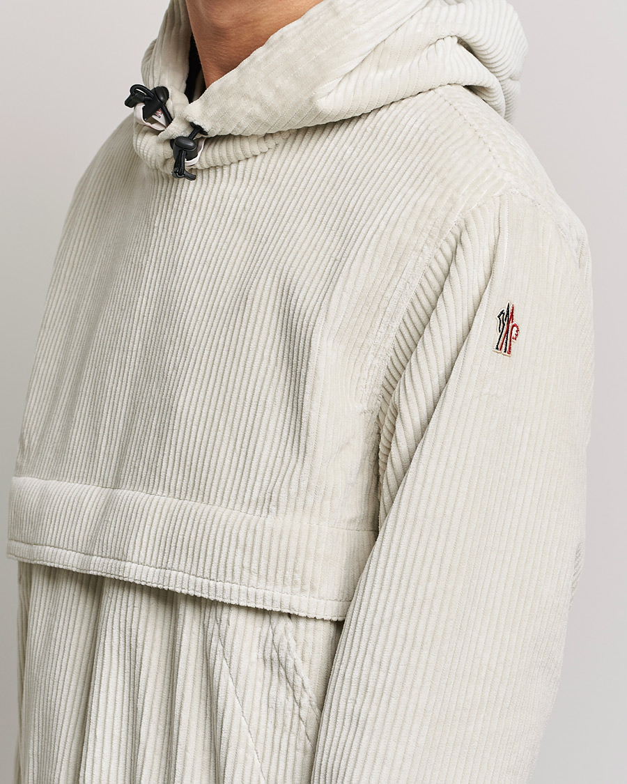 Herren | Jacken | Moncler Grenoble | Stretch Corduroy Hoodie Off White
