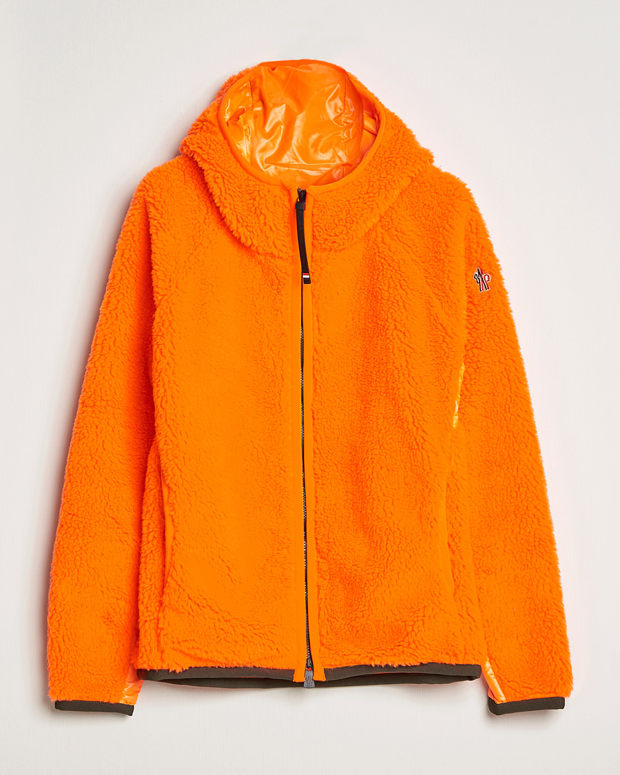 Herren | Pullover | Moncler Grenoble | Teddy Fleece Cardigan Orange