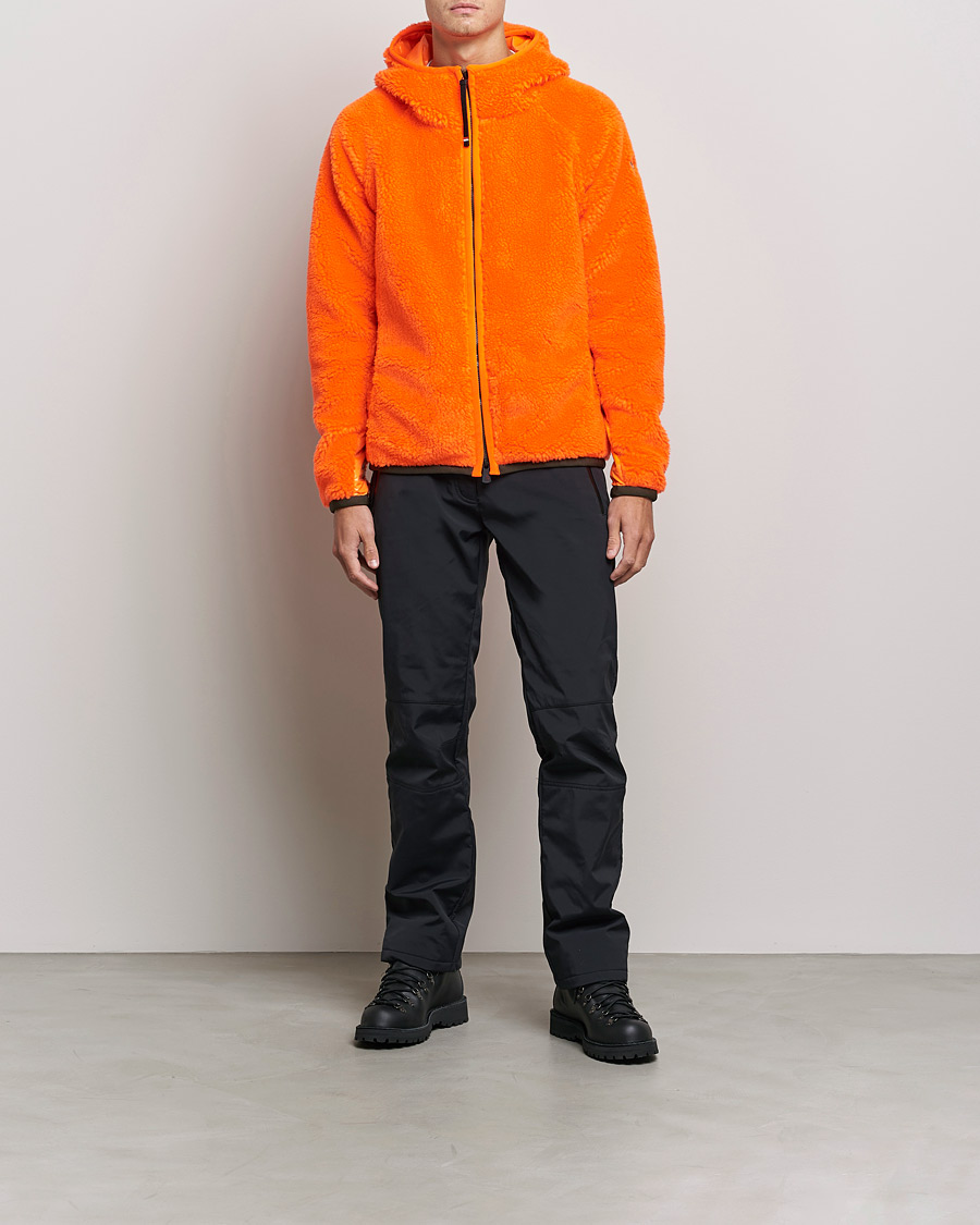 Herren | Pullover | Moncler Grenoble | Teddy Fleece Cardigan Orange