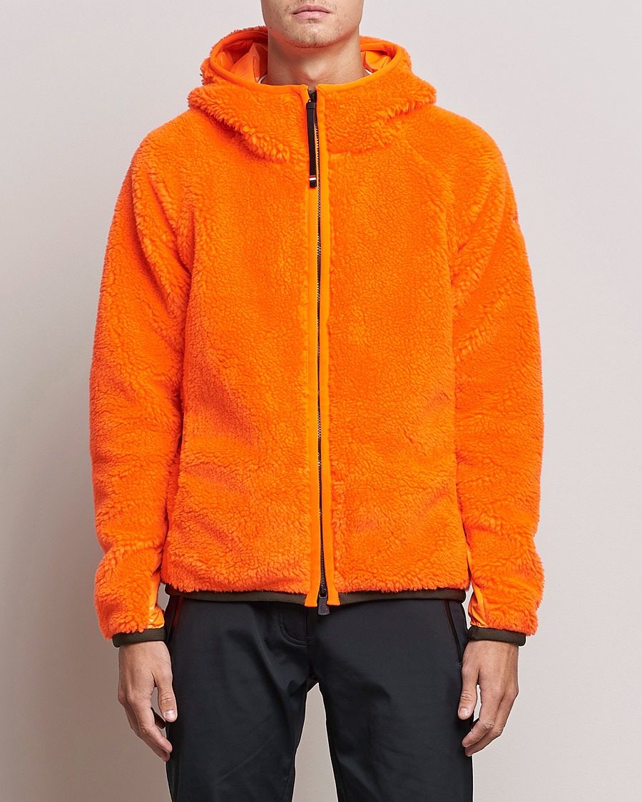 Herren | Pullover | Moncler Grenoble | Teddy Fleece Cardigan Orange