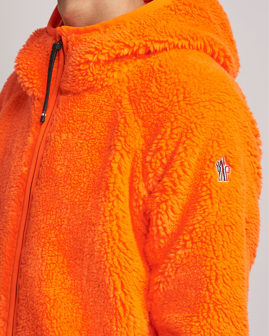 Herren | Pullover | Moncler Grenoble | Teddy Fleece Cardigan Orange