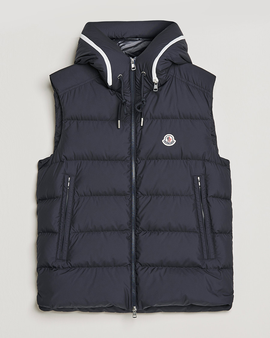 Herren | Jacken | Moncler | Cardamine Hooded Down Vest Navy