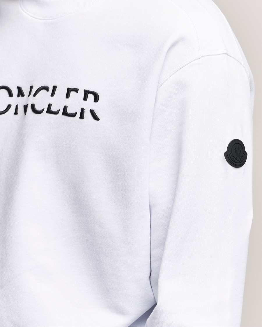 Herren | Pullover | Moncler | Lettering Sweatshirt White