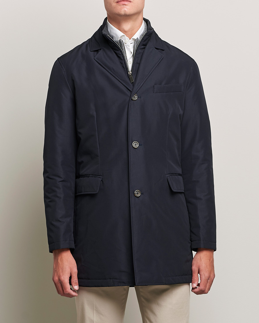 Herren | Jacken | Canali | Rain Protection Car Coat Navy