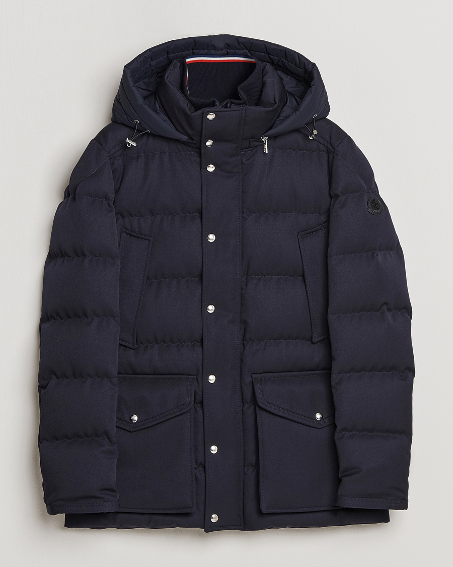 Herren | Jacken | Moncler | Solidage Flannel Down Parka Navy