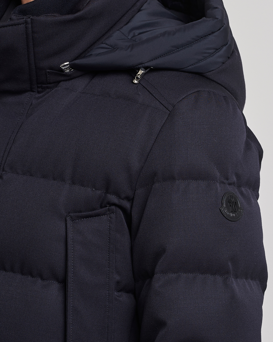 Herren | Jacken | Moncler | Solidage Flannel Down Parka Navy