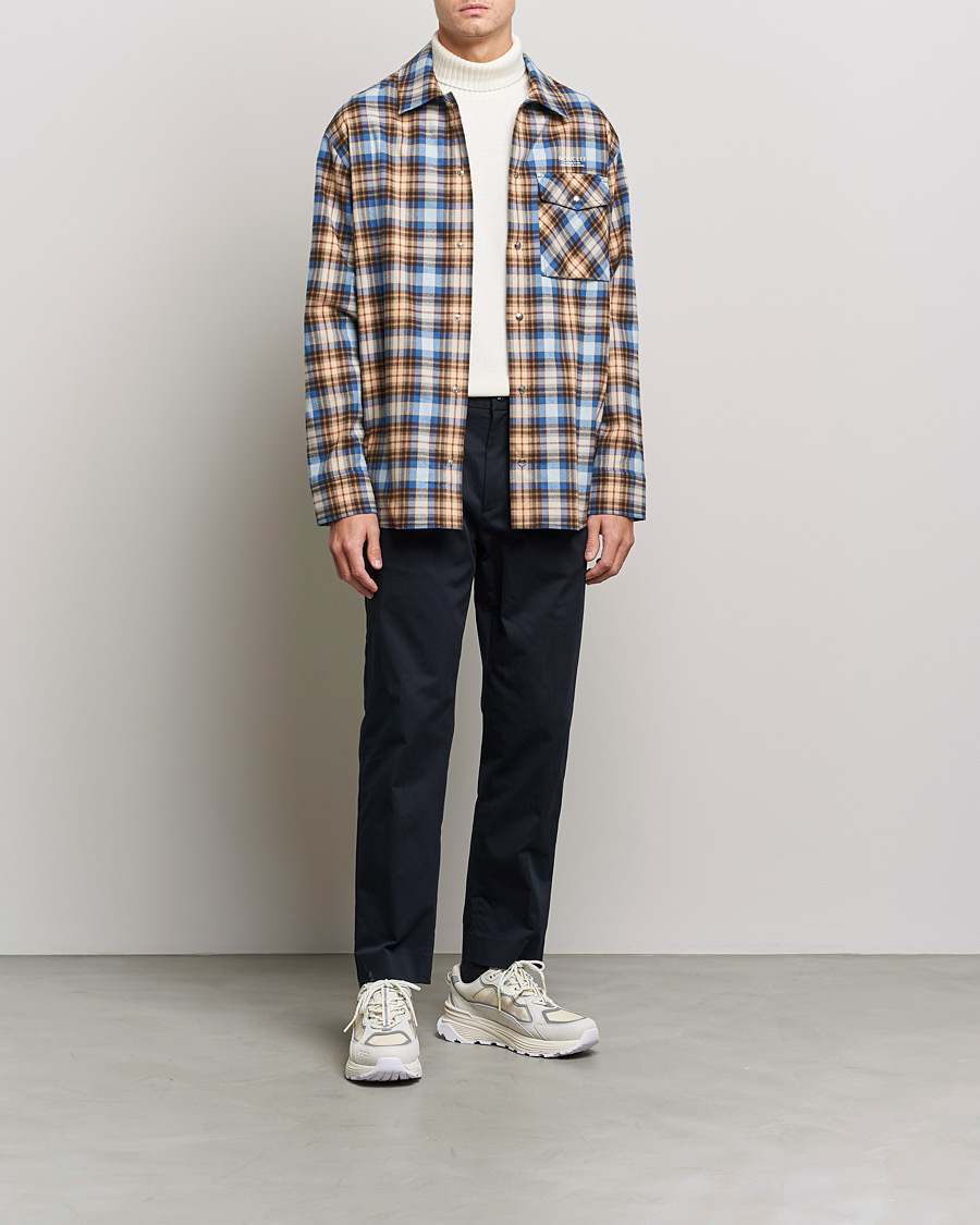 Herren | Hemden | Moncler | Checked Overshirt Beige