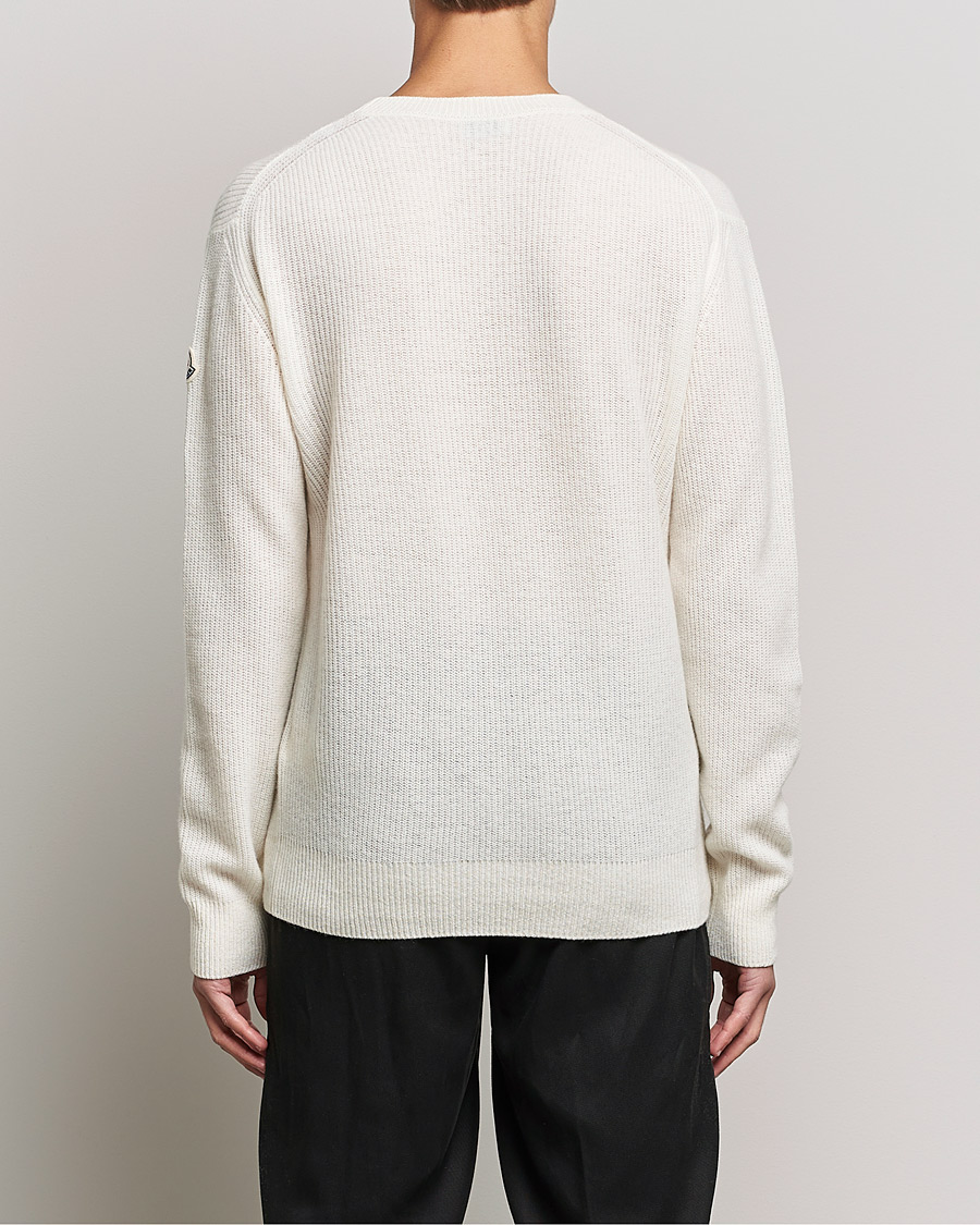 Herren | Pullover | Moncler | Cashmere Crew Neck Sweater White