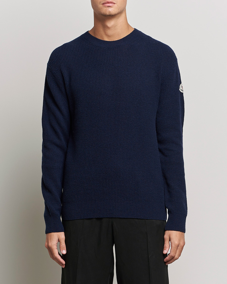 Herren | Pullover | Moncler | Cashmere Crew Neck Sweater Navy