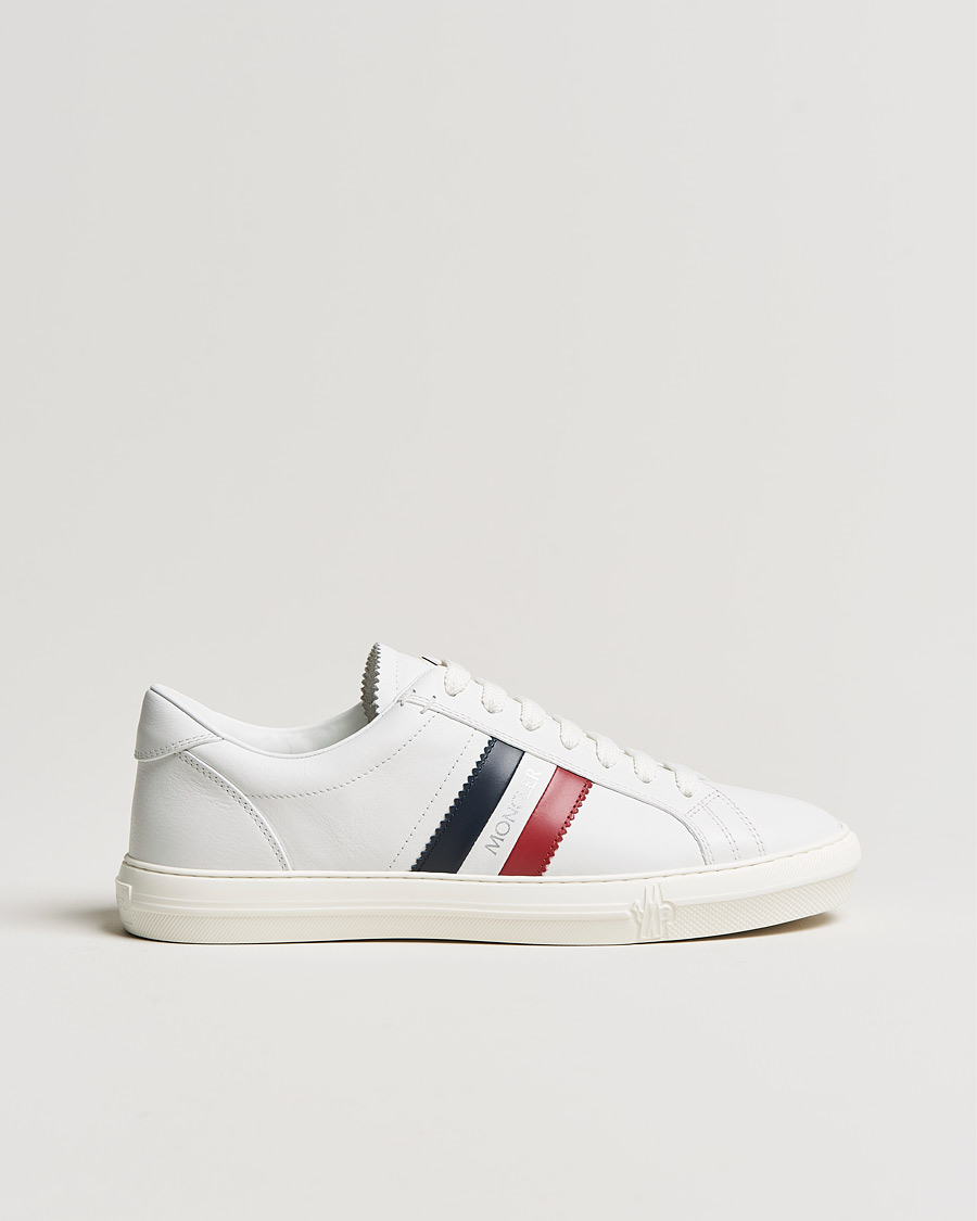 Herren | Moncler Monaco Low Top Sneakers White | Moncler | Monaco Low Top Sneakers White