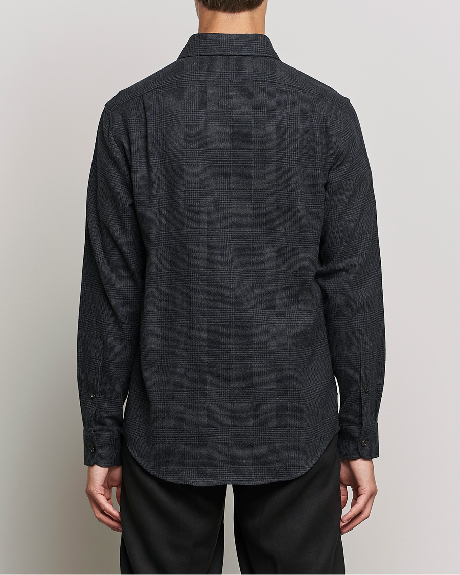 Herren | Hemden | Ralph Lauren Purple Label | Flannel Sport Shirt Dark Grey