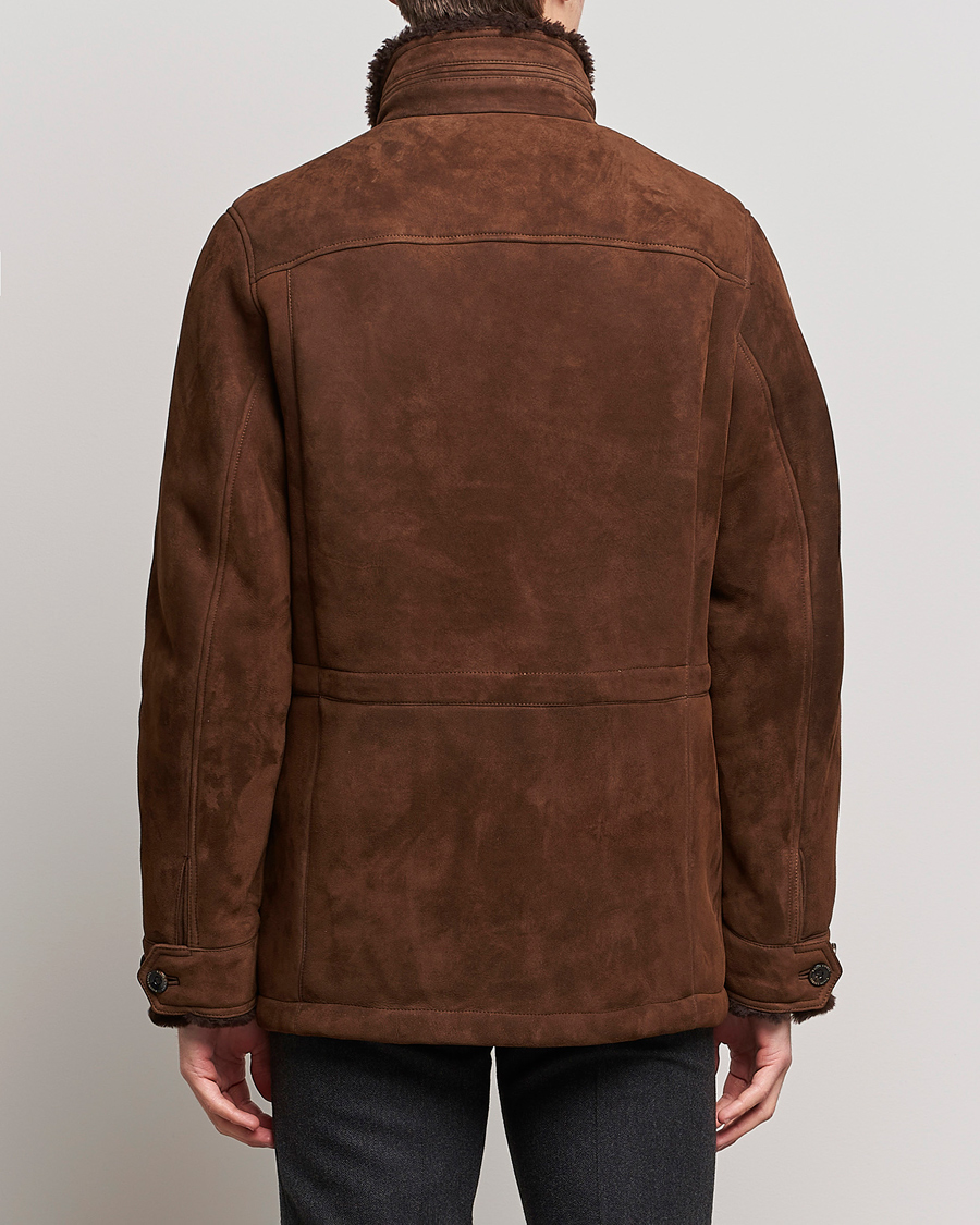 Herren | Jacken | Ralph Lauren Purple Label | Shearling Field Jacket Chestnut