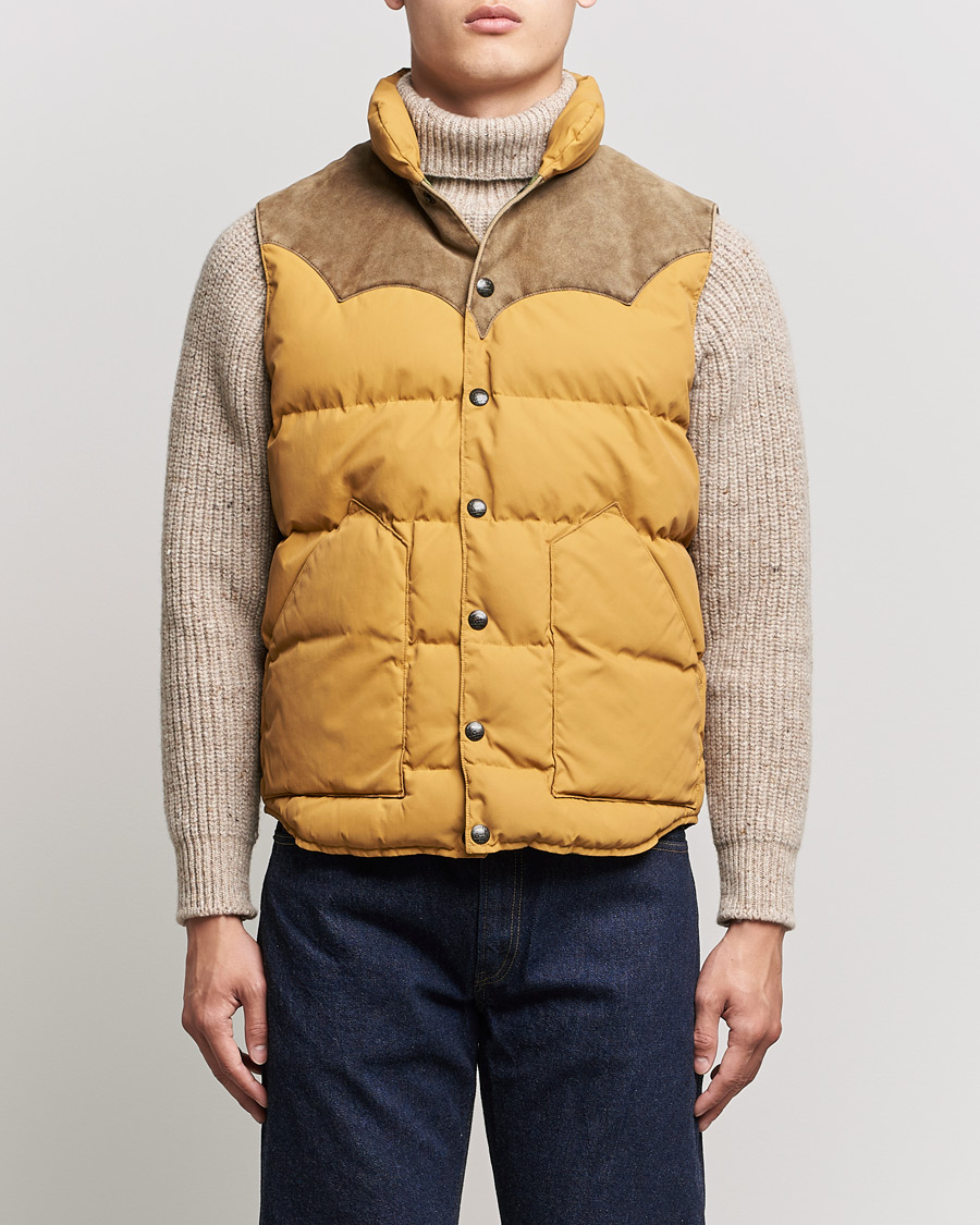 Herren | Jacken | RRL | Milburn Quilted Vest Mountain Yellow