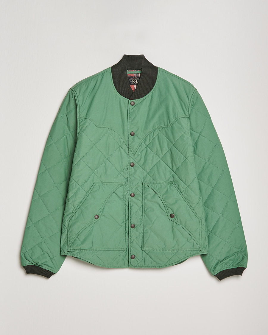Herren | Jacken | RRL | Helston Quilted Jacket Vintage Turquoise