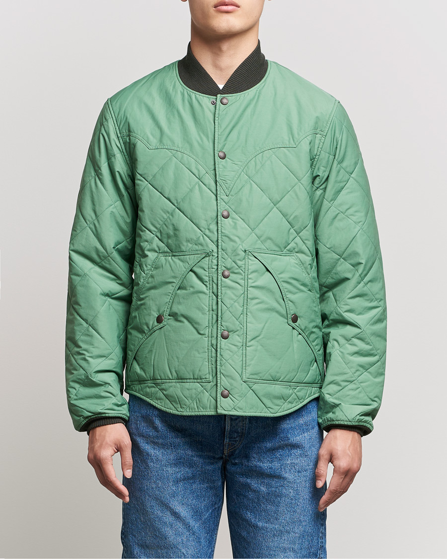 Herren | Jacken | RRL | Helston Quilted Jacket Vintage Turquoise