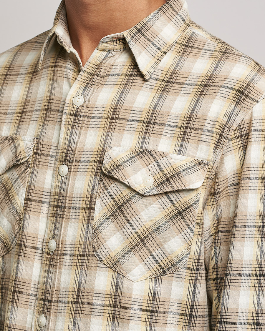 Herren | Hemden | RRL | Lee Checked Workshirt Tan