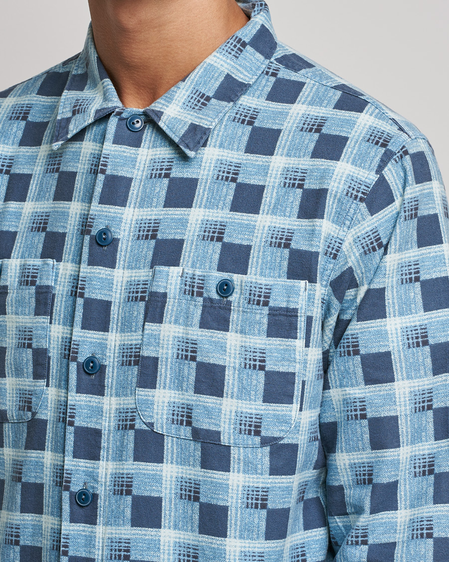 Herren | Hemden | RRL | Universal Camp Shirt Blue Check