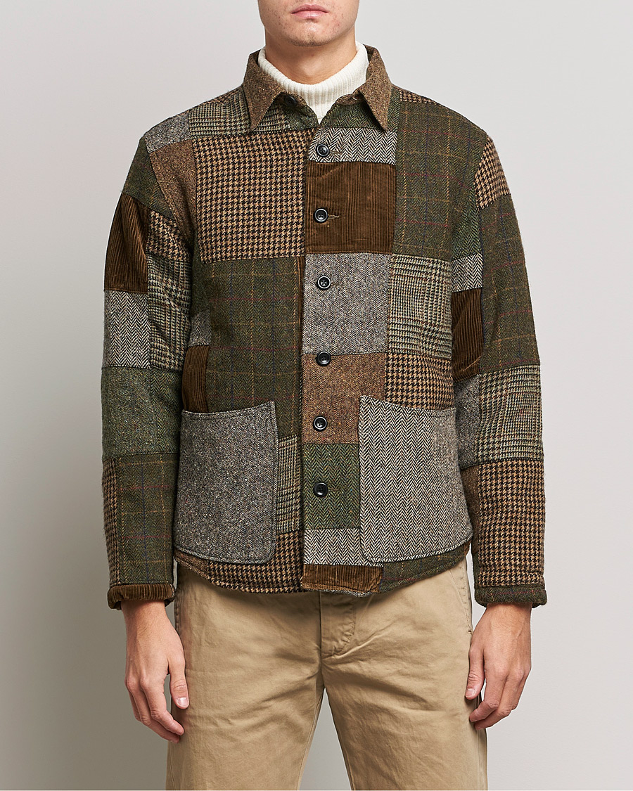 Herren | Hemden | RRL | Townsend Patchwork Overshirt Tan