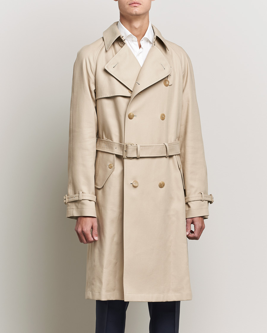 Herren | Jacken | Ralph Lauren Purple Label | Classic Trench Coat Khaki Stone