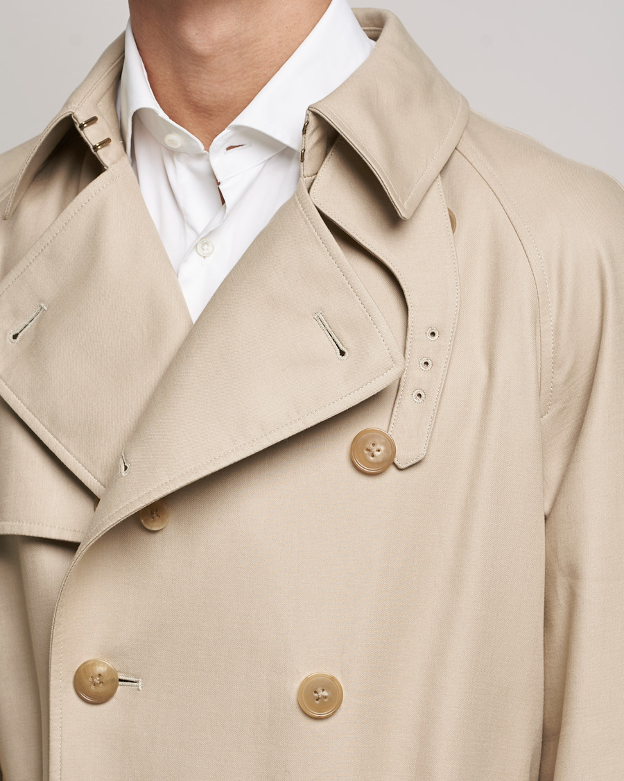 Herren | Jacken | Ralph Lauren Purple Label | Classic Trench Coat Khaki Stone